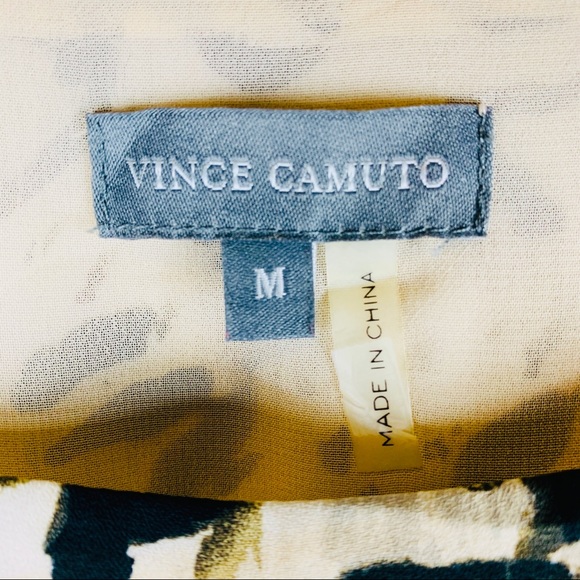 Vince Camuto Leopard Print Fresco Dress Size M - Picture 6 of 7